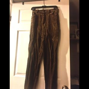 Vintage Liz Claiborne Brown Suede Trousers